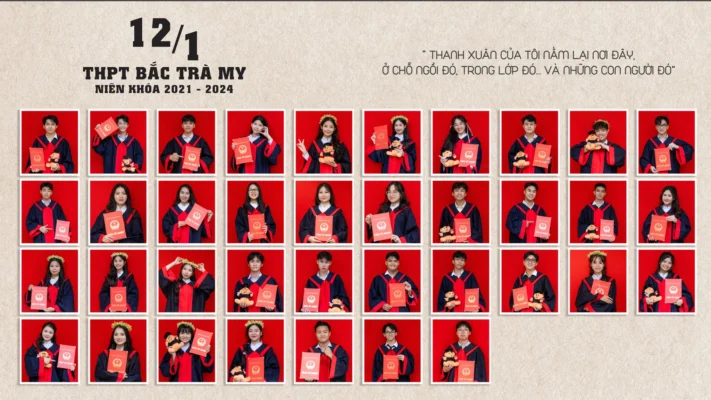 concept đồ cử nhân THPT Bắc Trà My - Kỷ yếu Đà Nẵng