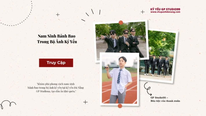 Nam sinh bảnh bao trong bộ ảnh kỷ yếu - Kỷ yếu Đà Nẵng GP Studio99
