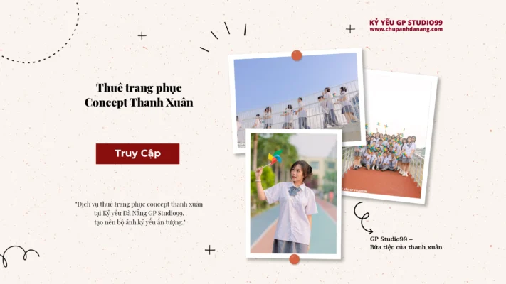 Thuê trang phục Concept Thanh Xuân Tại Kỷ yếu Đà Nẵng GP Studio99