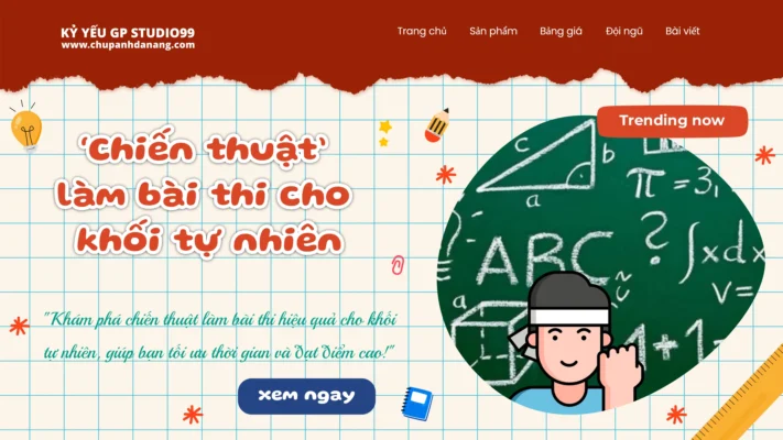 chiến thuật làm bài cho khối tự nhiên - Kỷ yếu Đà Nẵng GP Studio99