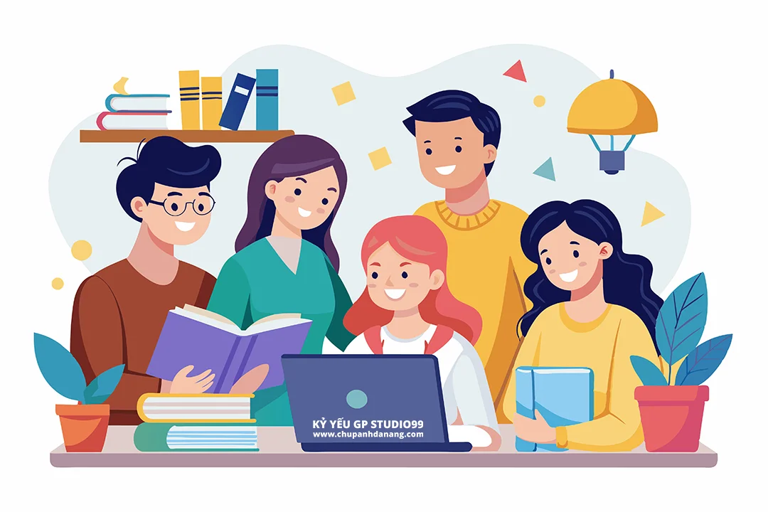 Học nhóm và trao đổi - Kỷ yếu Quảng Trị GP Studio99