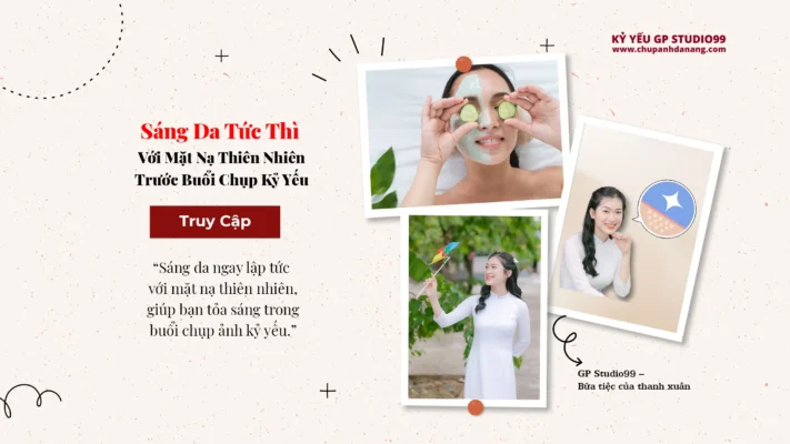 Sáng da tức thì với mặt nạ kỷ yếu